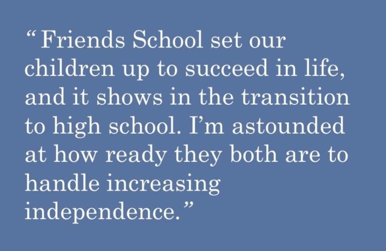 A Letter from an Alum Parent – On Transitioning to High School